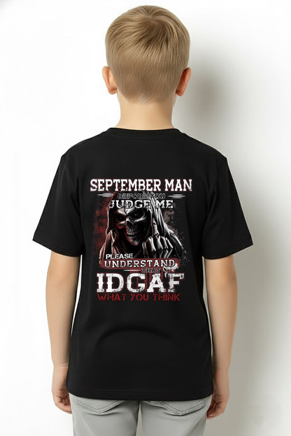 SEPTEMBER - BEFORE YOU JUDGE ME T-shirt For MAN - TRACY09 (SKU2605-275-09)