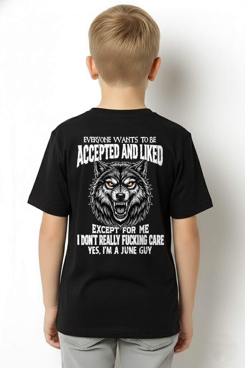 JUNE - "I DON'T CARE" T-shirt For MAN - TRACY06 (SKU2607-10-06)