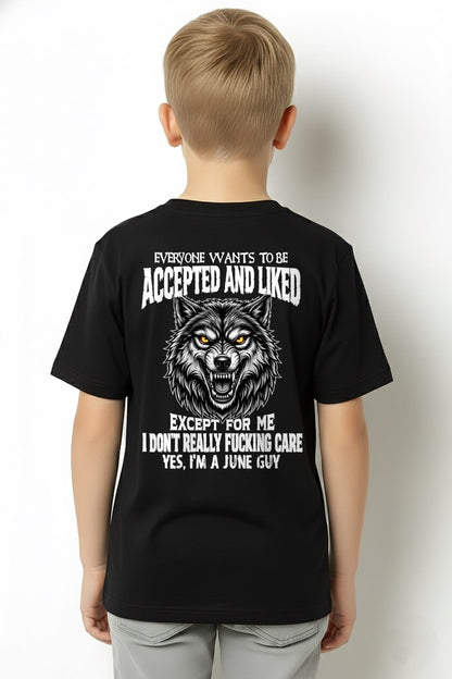 JUNE - "I DON'T CARE" T-shirt For MAN - TRACY06 (SKU2607-10-06)