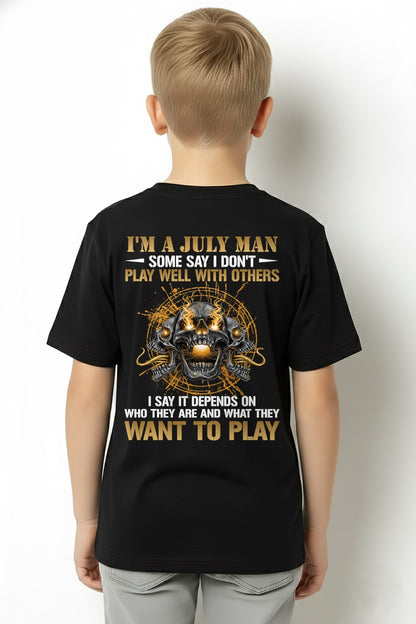 JULY - DON'T PLAY WELL WITH OTHERS T-Shirt For MAN - TRACY07 (SKU2606-04-07)
