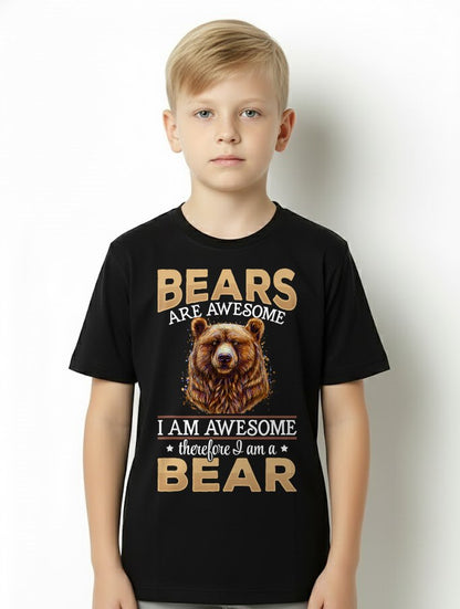 Brown Bear Grizzly Animals - Bears are Awesome T-Shirt For MAN - TRACY00 (SKU-TRAN-160502)