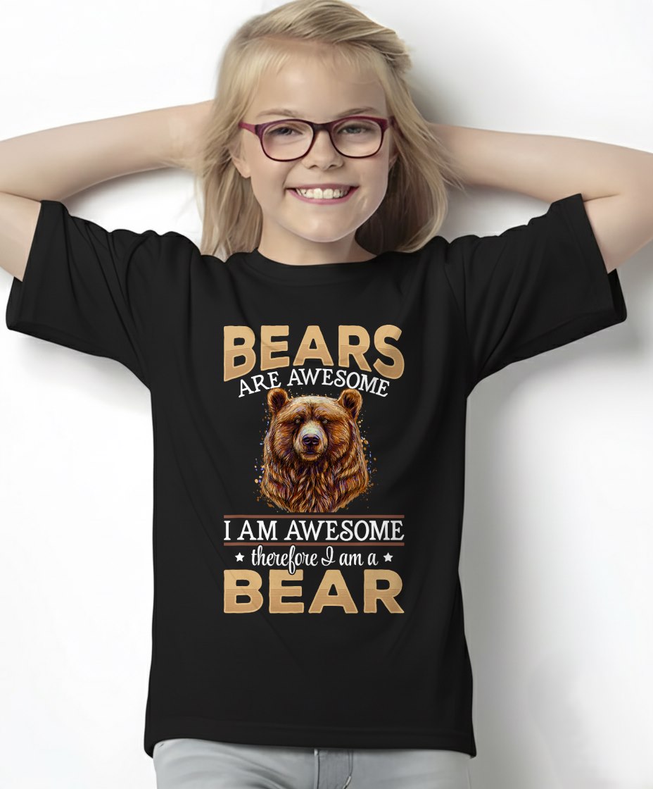 Brown Bear Grizzly Animals - Bears are Awesome T-Shirt For WOMAN - TRACY00 (SKU-TRAN-160502)