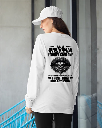 JUNE - DON'T BE STUPID ENOUGH TO TRUST THEM For WOMAN T-Shirt - TRACY06 (SKU2605-422-06)