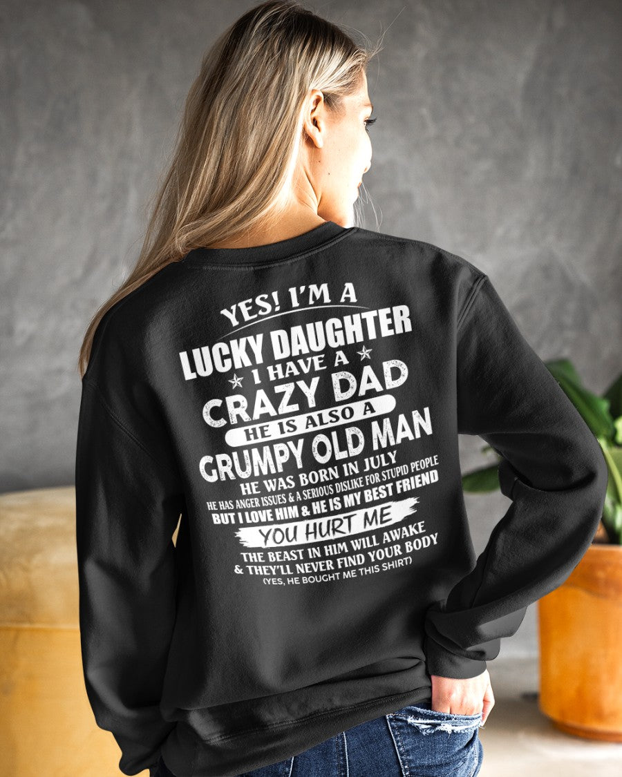 July - Awesome Grumpy Old Dad - Special gift for your daughter From Dad - XUAN07 (SKU10-50-07)