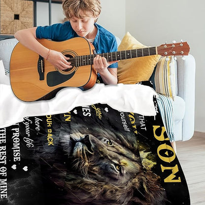 Perfect Blanket Christmas Graduation Birthday Gifts Presents Blanket for SON - From MOM/DAD·