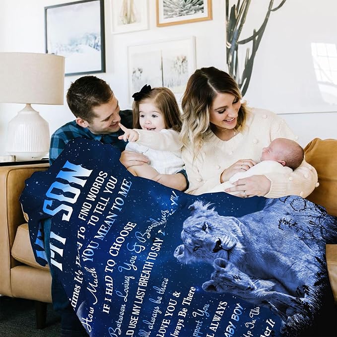 Perfect Blanket COMFORT & WARMTH - Blanket To Your SON - From MOM