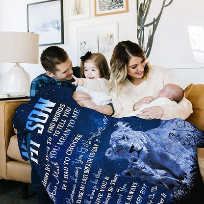 Perfect Blanket COMFORT & WARMTH - Blanket To Your SON - From MOM