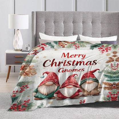 Perfect Blanket Christmas Gnome Gifts, for DAUGHTER/SON - From MOM/DAD