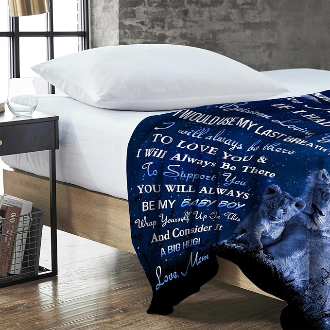Perfect Blanket COMFORT & WARMTH - Blanket To Your SON - From MOM