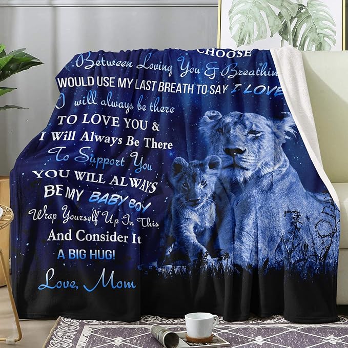 Perfect Blanket COMFORT & WARMTH - Blanket To Your SON - From MOM