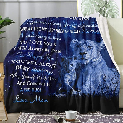 Perfect Blanket COMFORT & WARMTH - Blanket To Your SON - From MOM