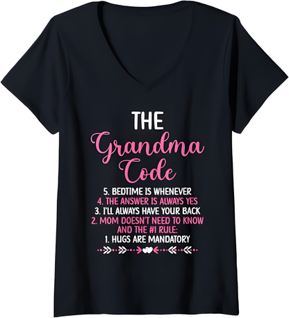 THE GRANDMA CODE T SHIRT - From grandma tracy00