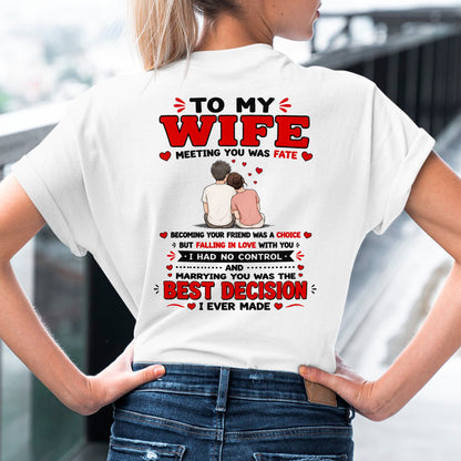 PERFECT T-SHIRT FOR MY WIFE - GIFT FROM HUSBAND - TRACY00 (SKU2608-107)