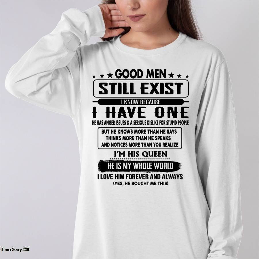 Good men Still Exist - gift for your girlfriend, wife from Husband - tracy00 (SKU-GM-00)