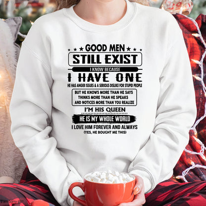 Good men Still Exist - gift for your girlfriend, wife from Husband - tracy00 (SKU-GM-00)