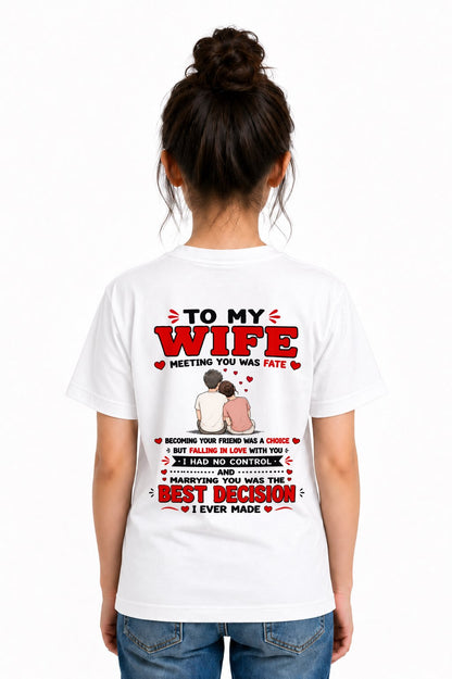 PERFECT T-SHIRT FOR MY WIFE - GIFT FROM HUSBAND - TRACY00 (SKU2608-107)