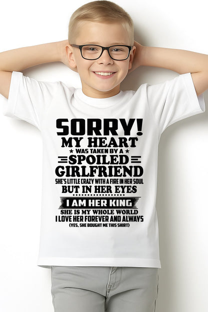 I AM GIRLFRIEND KING T-Shirt From Wife - TRACY00 (SKU2605-323-00)