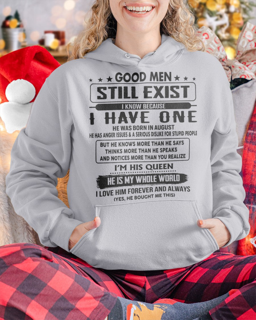 August - Good men Still Exist - gift for your girlfriend, wife from Husband - tracy08 (SKU-GM-08)