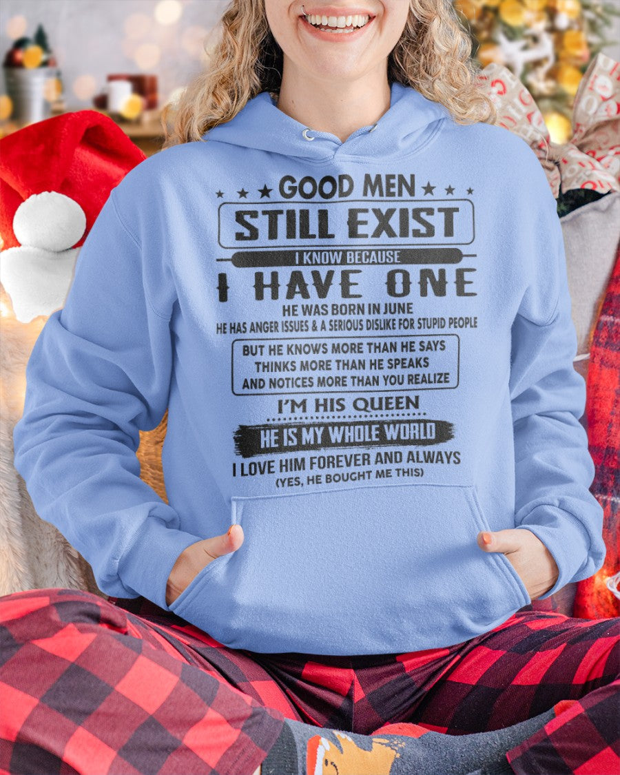 June - Good men Still Exist - gift for your girlfriend, wife from Husband - tracy06 (SKU-GM-06)