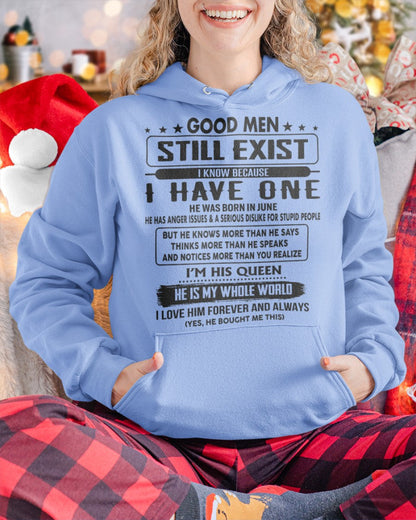 June - Good men Still Exist - gift for your girlfriend, wife from Husband - tracy06 (SKU-GM-06)