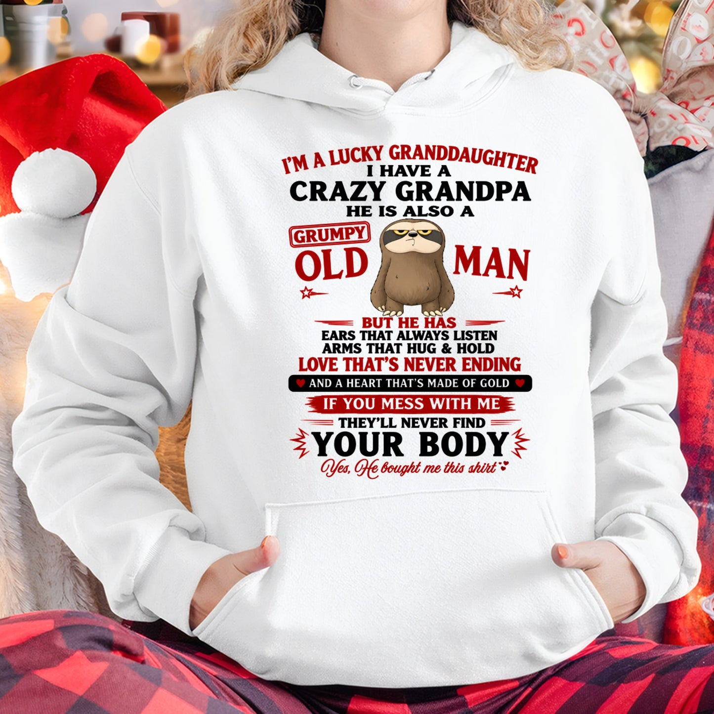 LUCKY GRANDDAUGHTER HAVE A GRANDPA From GRANDPA - TRACY00 (SKU2608-548-00)