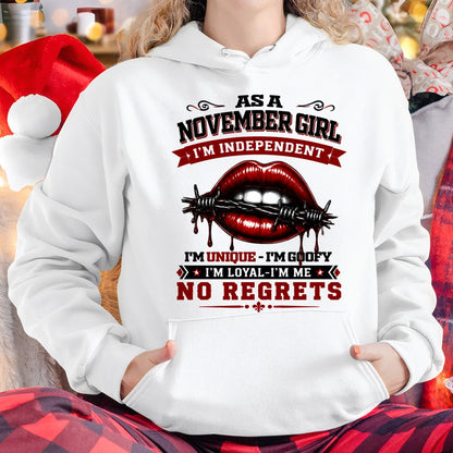 NOVEMBER - I'M UNIQUE GOOFY LOYAL For WOMAN T-Shirt - TRACY11 (SKU2608-478-11)