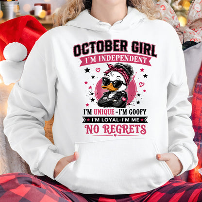 OCTOBER - I'M UNIQUE GOOFY LOYAL T-shirt For WOMAN - TRACY10 (SKU2608-421-10)