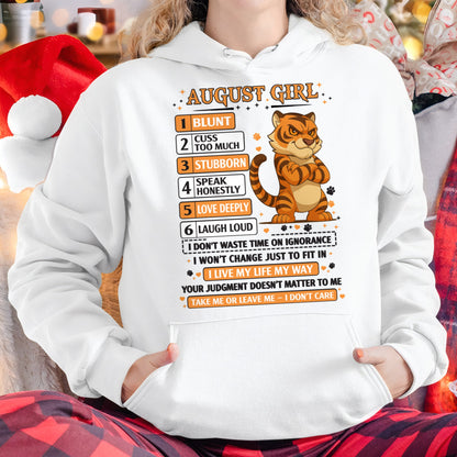 AUGUST - Characteristics of August Girls T-Shirt FOR WOMAN - TRACY08 (SKU2602-219-08)