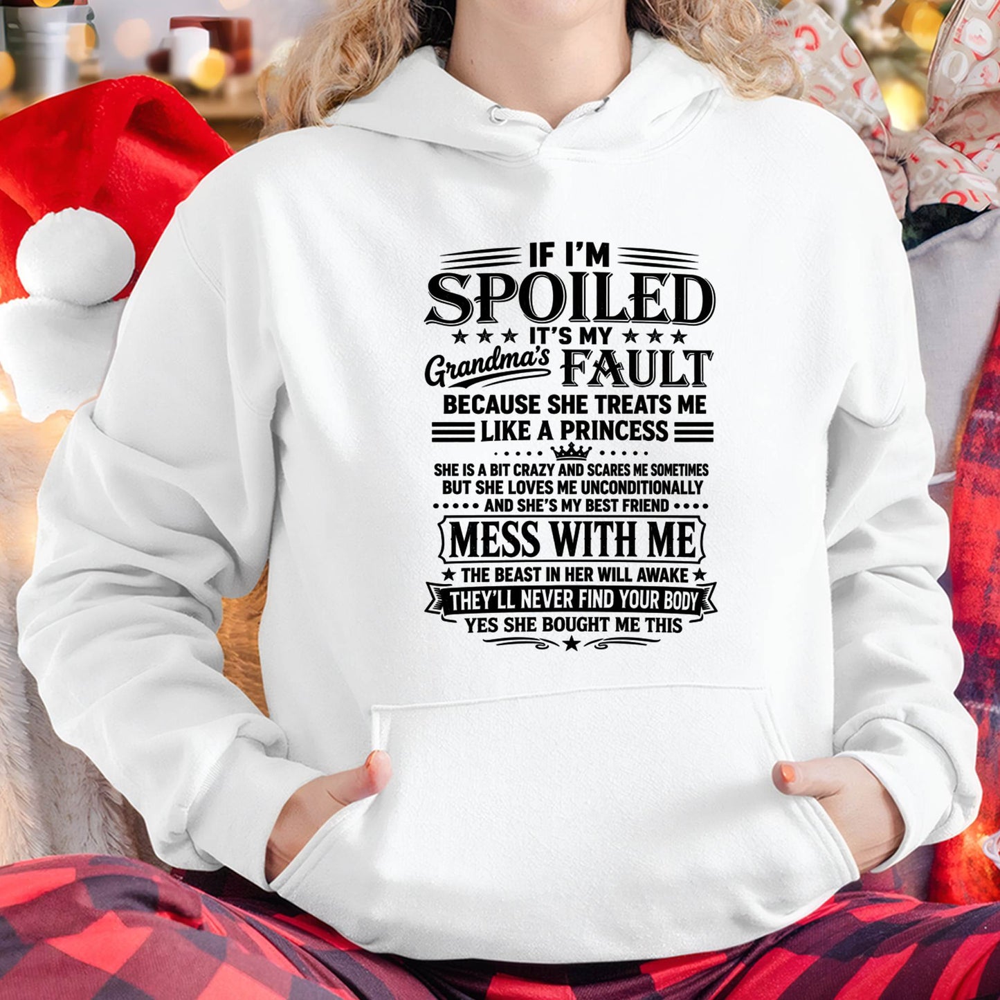 "I Have A Perfect Grandma - She Treats Me Like Princess" – The Beautiful T - Shirt From Grandma – tracy00 (SKU2606-174-00)