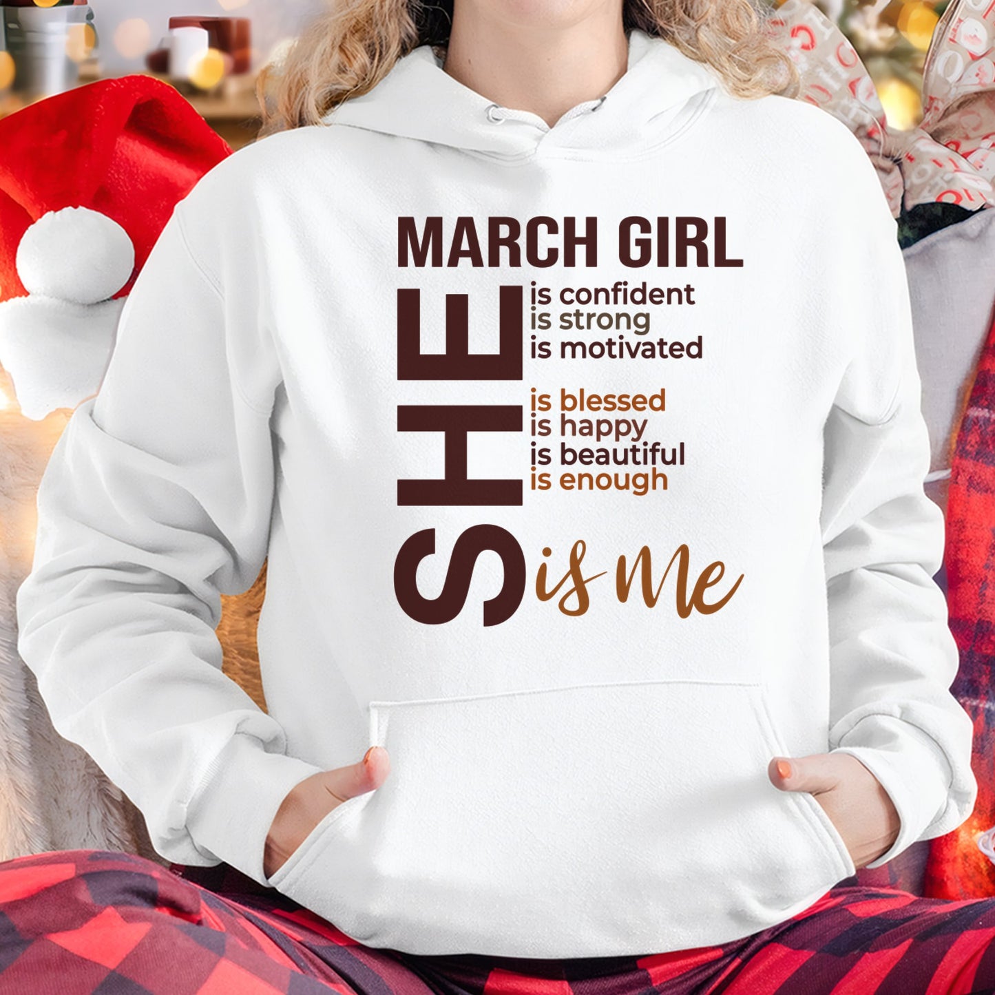 March - T-shirt For Woman Born In March - TRACY03 (SKU2605-04-03)