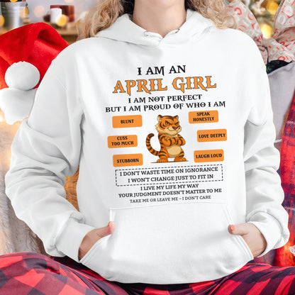 "I AM A APRIL GIRL" - Birthday Gift For April Girls - FMA XUAN04 (SKU26T-01-62-04)