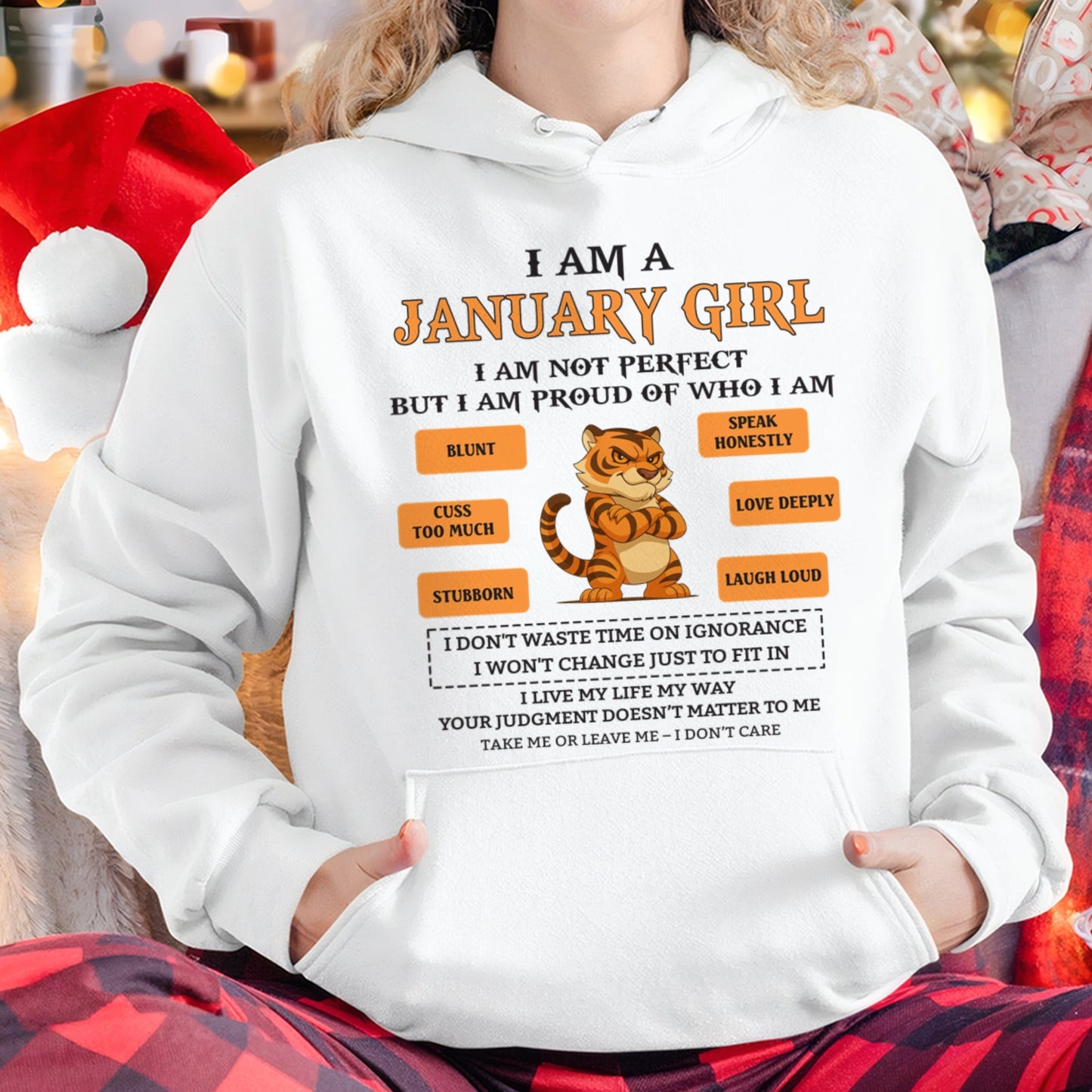 "I AM A JANUARY GIRL" - Birthday Gift For January Girls - FMA XUAN01 (SKU26T-01-62-01)