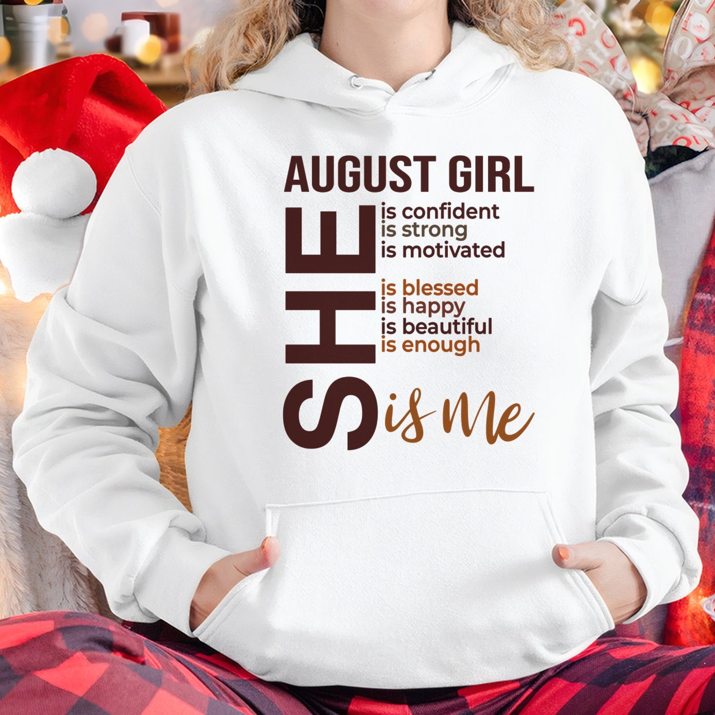 August - T-shirt For Woman Born In Augut - TRACY08 (SKU2605-04-08)