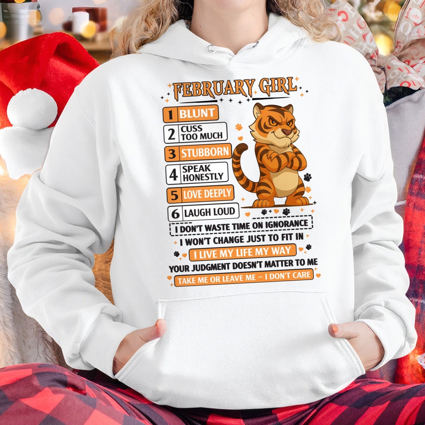 FEBRUARY - Characteristics of February Girls T-Shirt FOR WOMAN - TRACY02 (SKU2602-219-02)