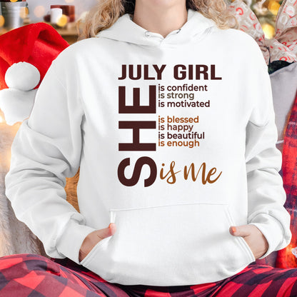 July - T-shirt For Woman Born In July - TRACY06 (SKU2605-04-07)