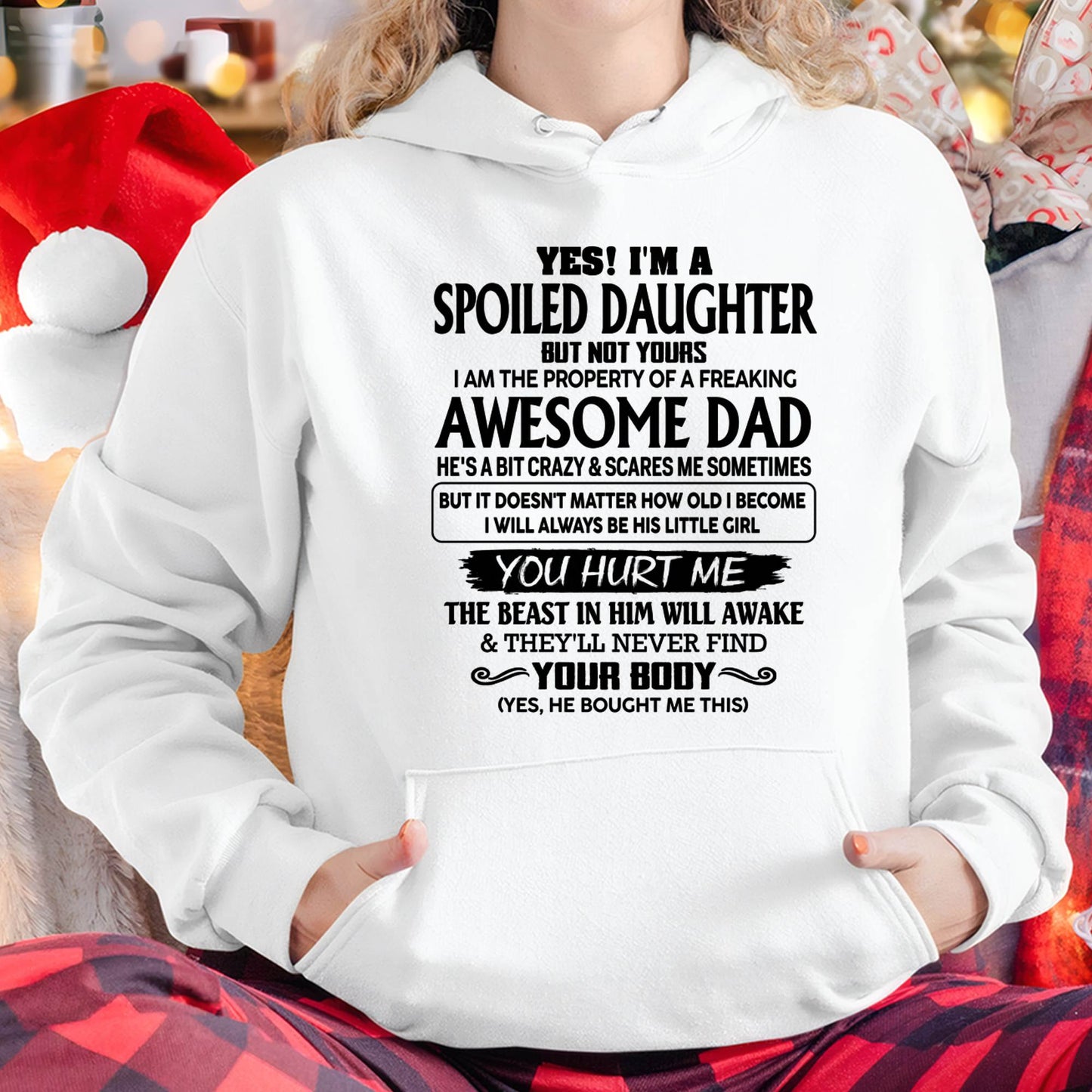"I WILL ALWAYS BE LITTLE GIRL OF MY DAD" – SPECIAL GIFT FROM DAD – tracy00 (SKU2607-107-00)