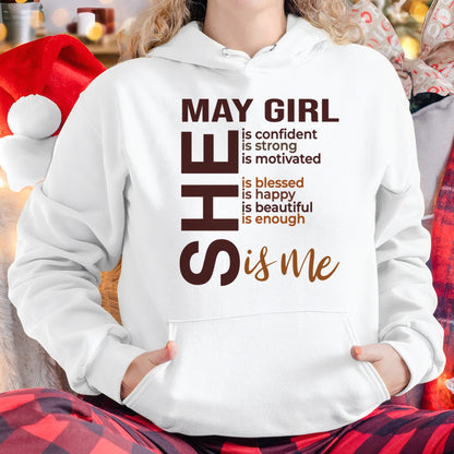 May - T-shirt For Woman Born In May - TRACY05 (SKU2605-04-05)