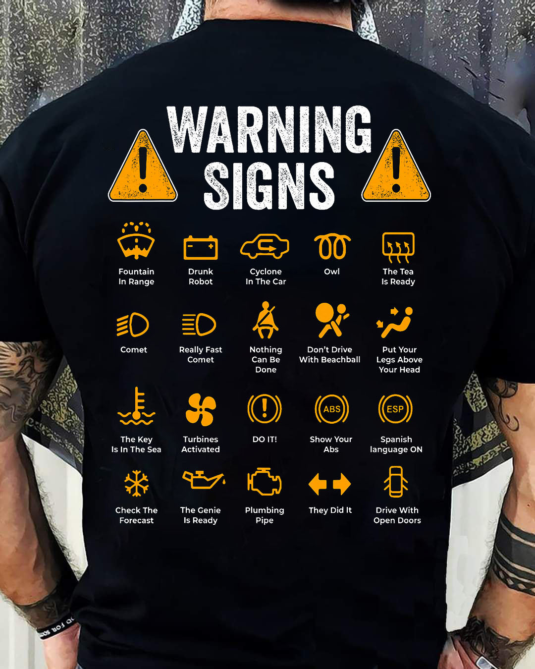 Warning Signs - Gift For Mechanic - XUAN (SKUM08-D00)