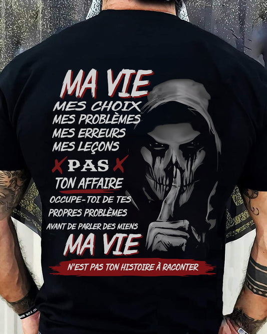 MA VIE – T-shirt pour homme – xuan00 (SKU12-247)
