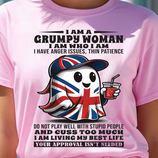 I Am A Grumpy Woman - T Shirt For Woman - XUAN (SKU09-82)