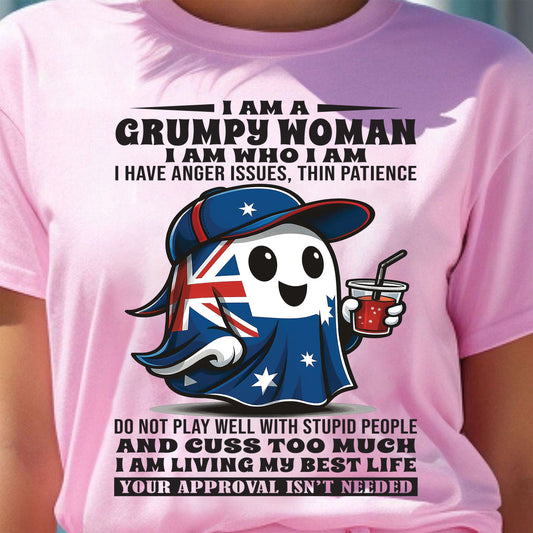 I Am A Grumpy Woman - T Shirt For Woman - XUAN (SKU09-83)