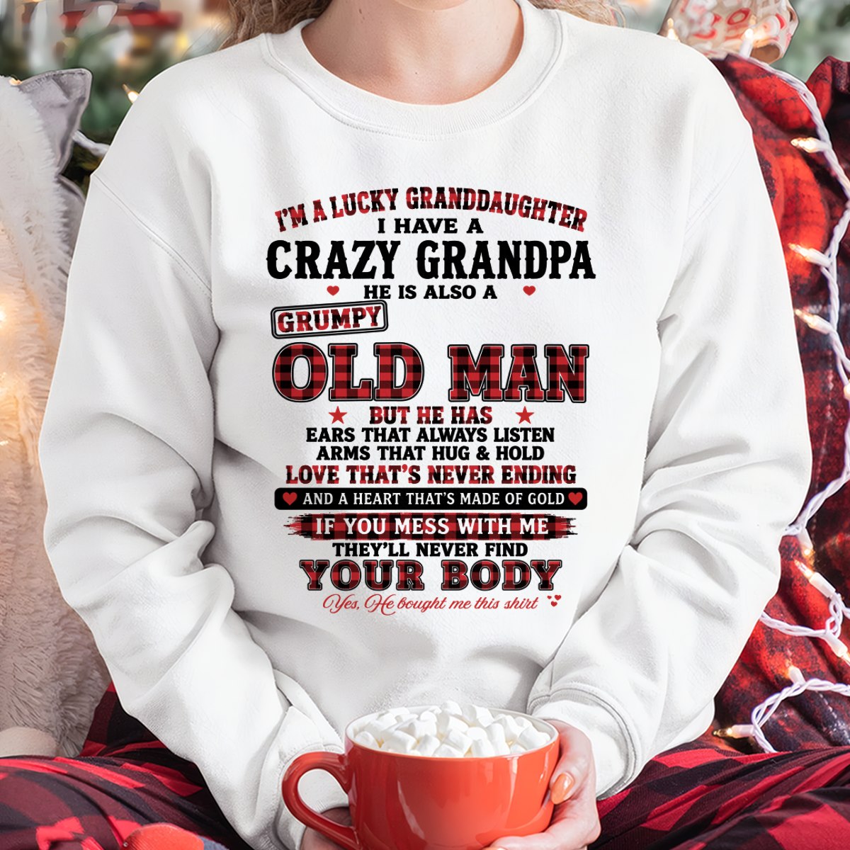 LUCKY GRANDDAUGHTER HAVE A GRANDPA From GRANDPA - TRACY00 (SKU2609-30-00)