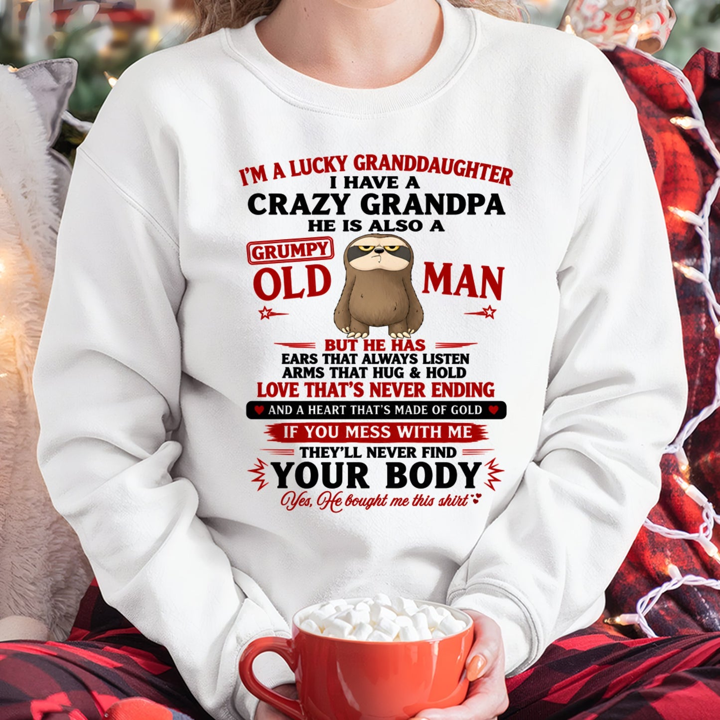 LUCKY GRANDDAUGHTER HAVE A GRANDPA From GRANDPA - TRACY00 (SKU2608-548-00)