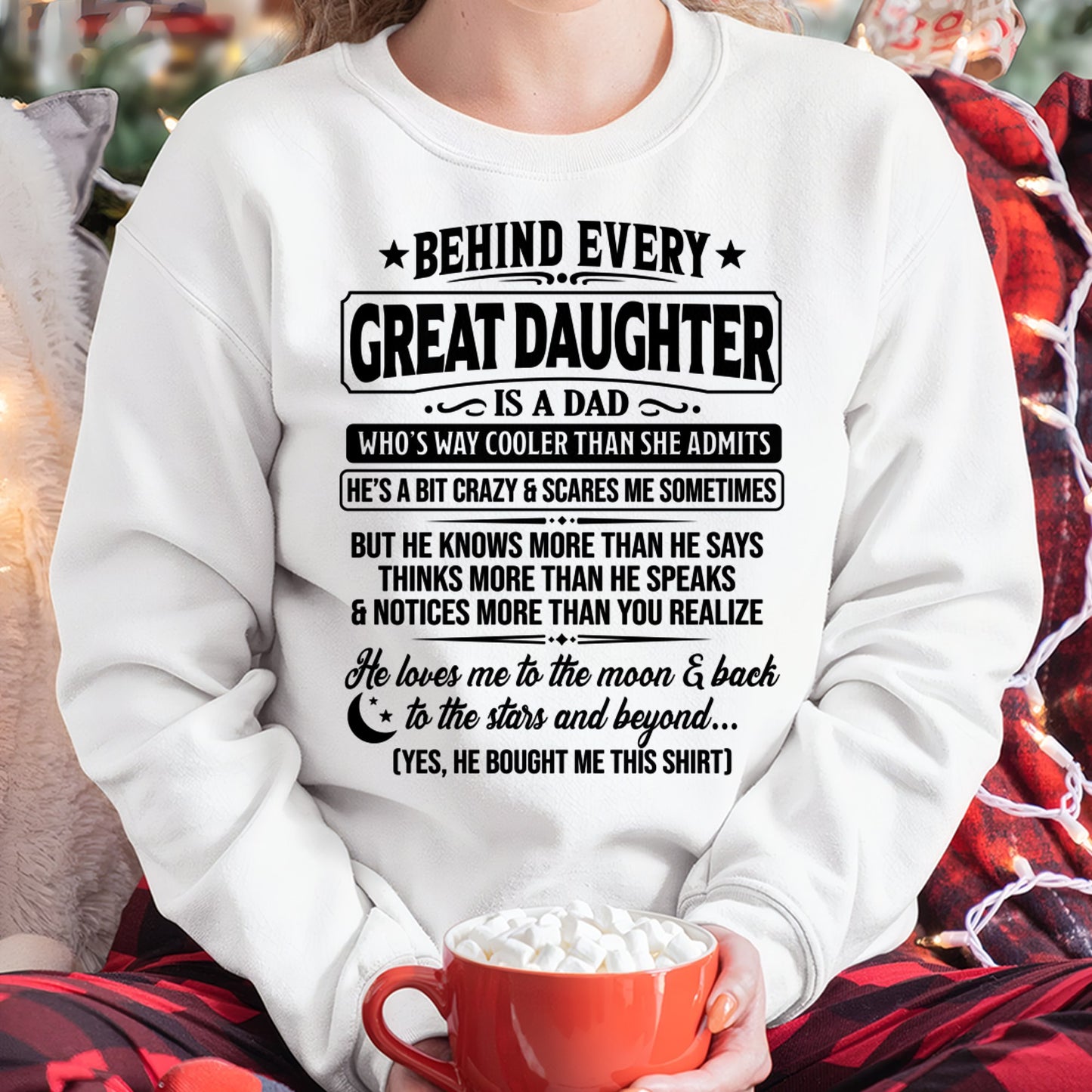 DAD COOLER THAN DAUGHTER ADMITS To DAUGHTER From DAD - TRACY00 (SKU2606-137-00)