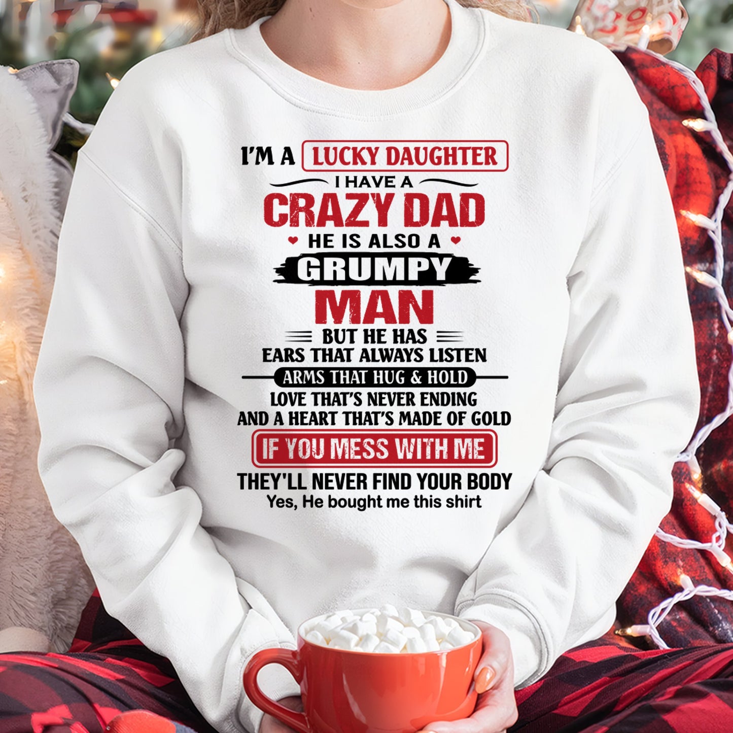 LUCKY DAUGHTER HAVE A DAD From DAD - TRACY00 (SKU2607-110-00)