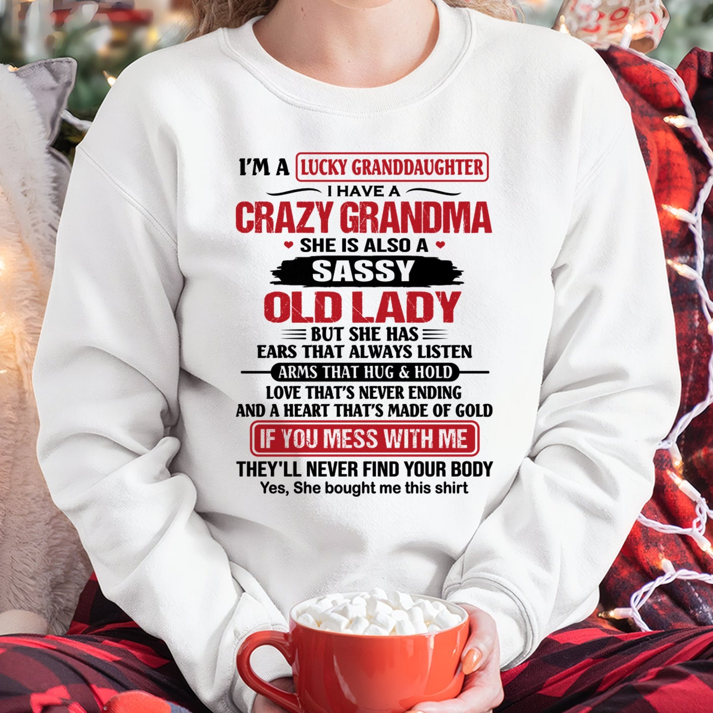 LUCKY GRANDDAUGHTER HAVE A GRANDMA From GRANDMA - TRACY00 (SKU2608-146-00)