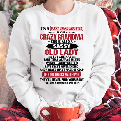 LUCKY GRANDDAUGHTER HAVE A GRANDMA From GRANDMA - TRACY00 (SKU2608-146-00)