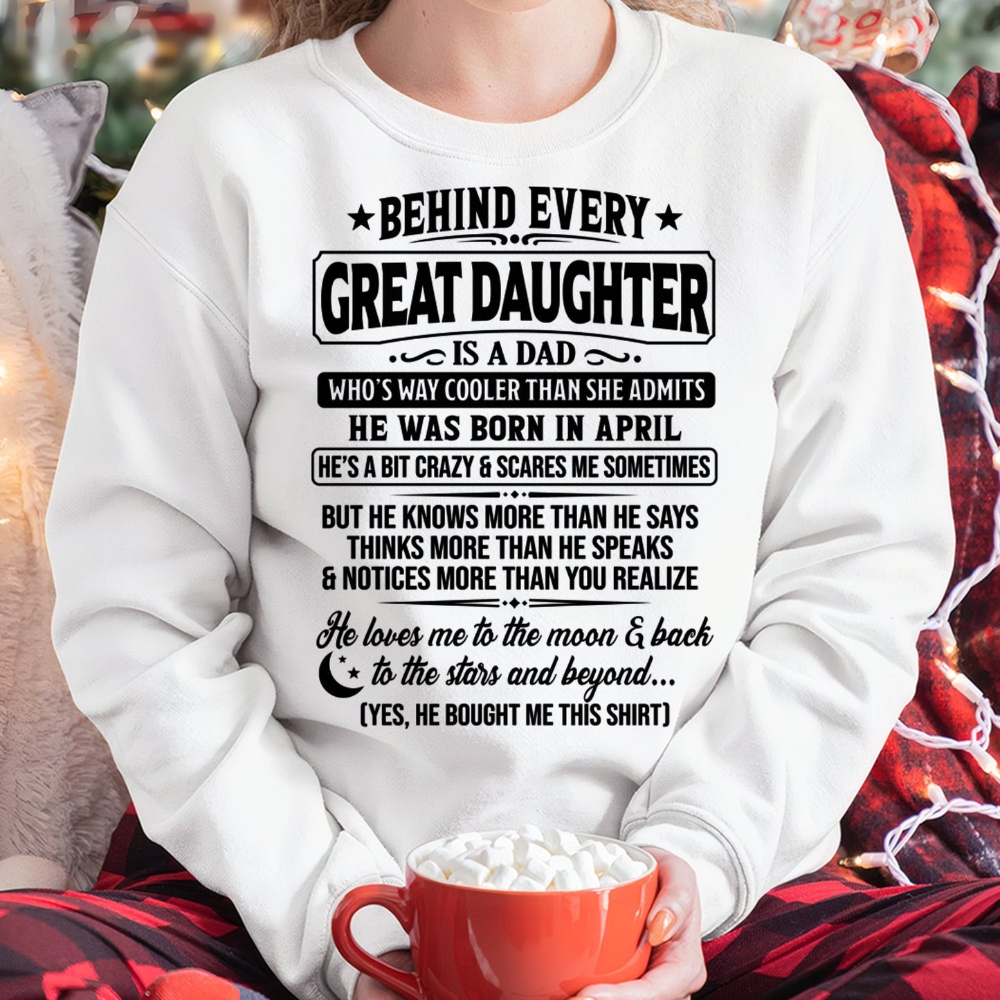 APRIL - DAD COOLER THAN DAUGHTER ADMITS To DAUGHTER From DAD - TRACY04 (SKU2606-137-04)
