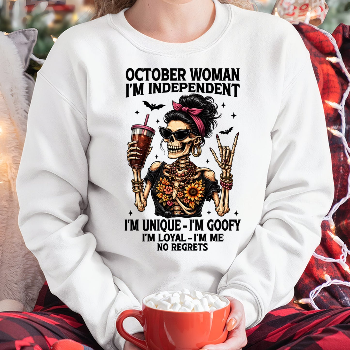 OCTOBER - I'M UNIQUE GOOFY LOYAL For WOMAN T-Shirt - TRACY10 (SKU2606-33-10)