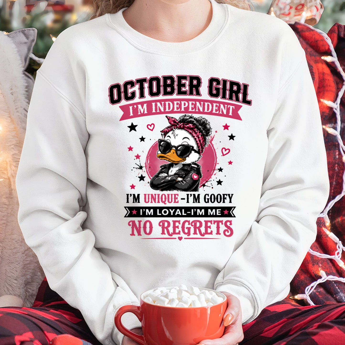 OCTOBER - I'M UNIQUE GOOFY LOYAL T-shirt For WOMAN - TRACY10 (SKU2608-421-10)